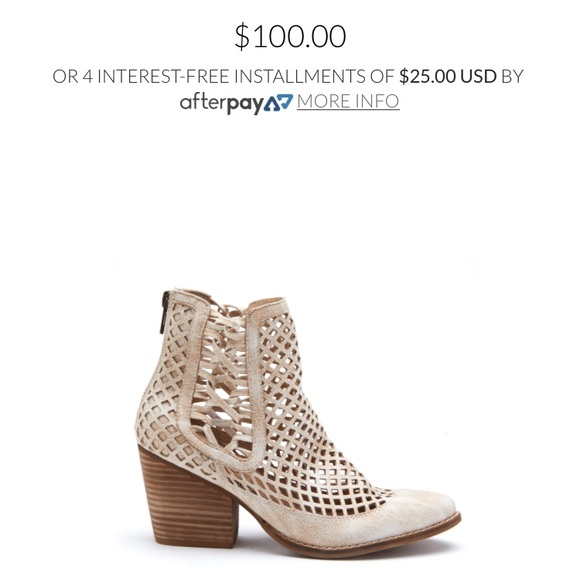 White Lattice Bootie - Picture 2 of 6